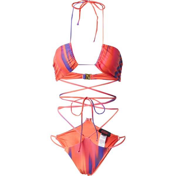 Misspap Bikiny tmavofialová / oranžová / ružová 63144240
