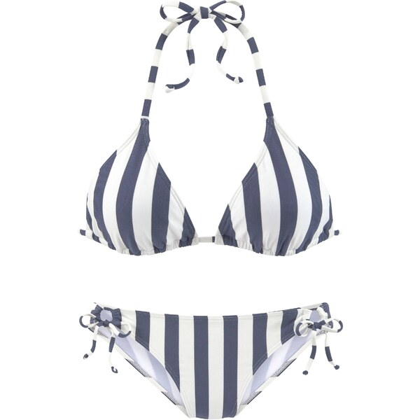 VENICE BEACH Bikiny námornícka modrá / biela 54250291