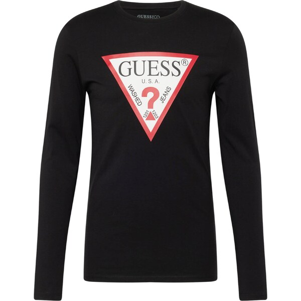 GUESS Tričko červená / čierna / biela 43483961