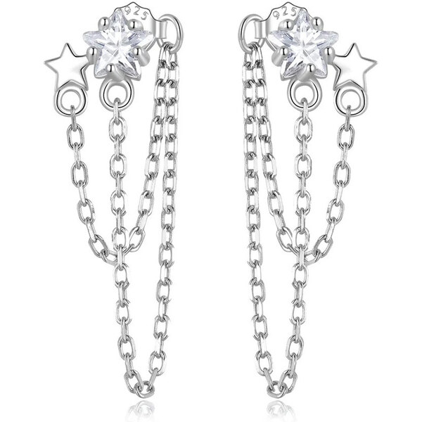 Dámske strieborné náušnice CHIMENA 43343004