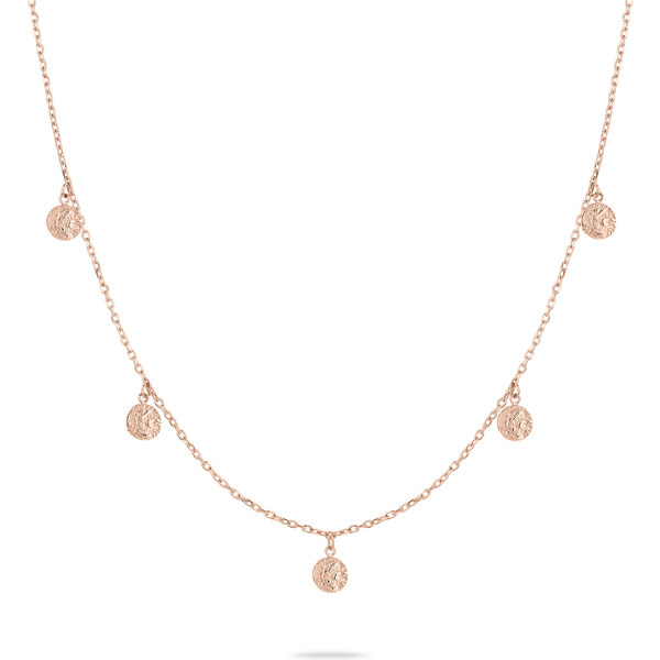 Tamaris Originálny bronzový náhrdelník s príveskami Coins TJ-0449-N-45 66580160