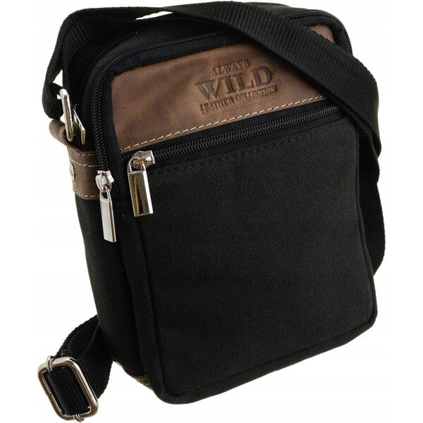 Praktická čierna pánska taška Always Wild 43395600
