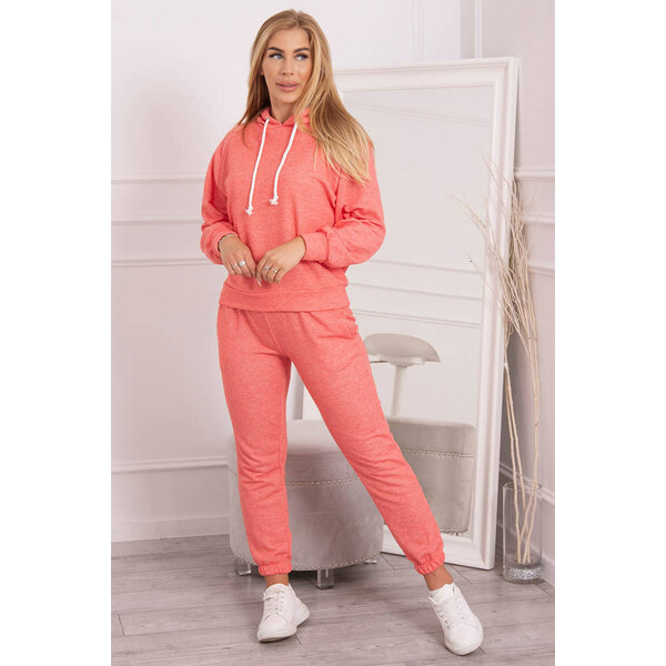 Kesi Dámska tepláková súprava s kapucňou Ava malinová, Farba malinová 43371306