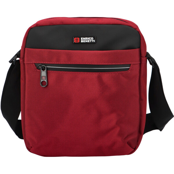 Pánska crossbody taška červená - Enrico Benetti Ernest červená 56864562