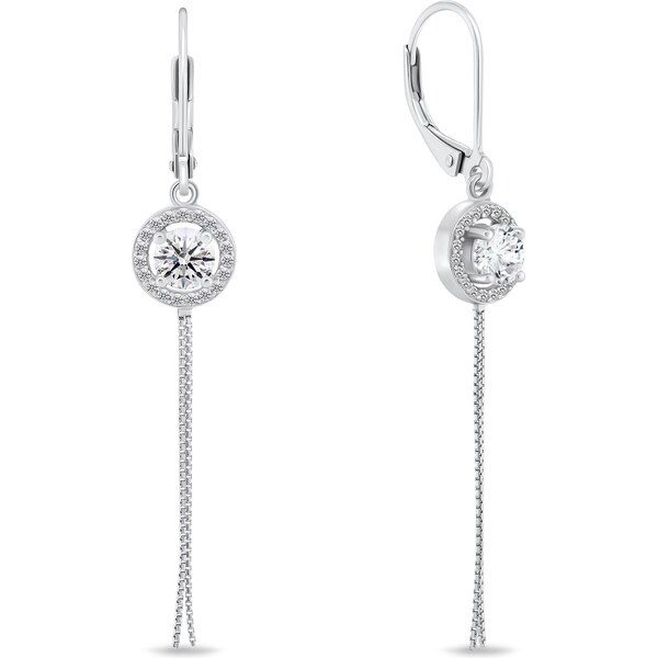 Brilio Silver Pôvabné dlhé strieborné náušnice EA732W 66653963