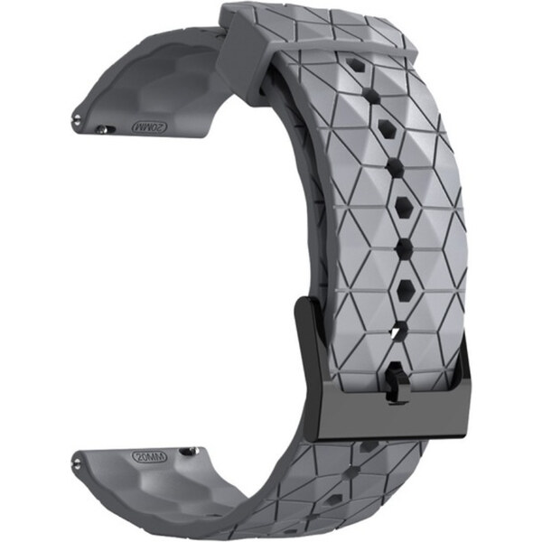 Madvell Silikónový remienok Hexagon sivá 22mm 46928210