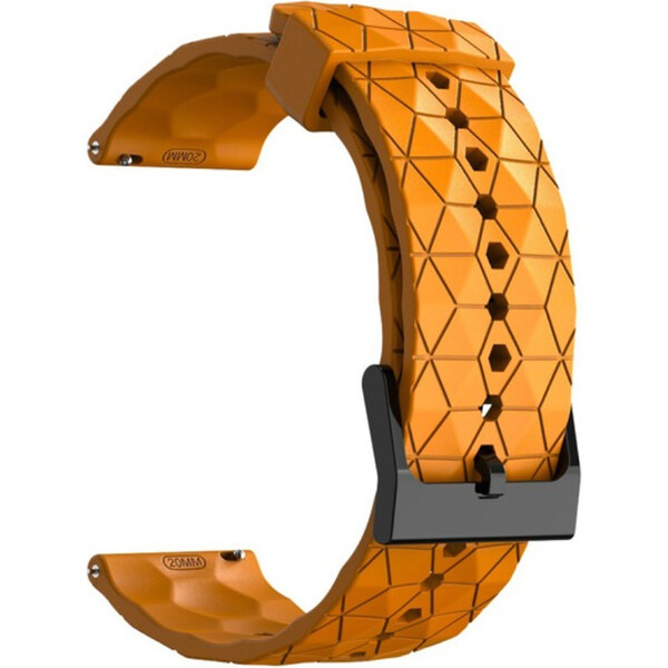 Madvell Silikónový remienok Hexagon oranžová 20mm 44954817