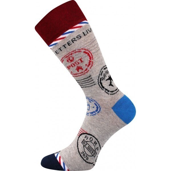 WOODOO farebné veselé ponožky Lonka - POŠTA - 1 pár 43374101