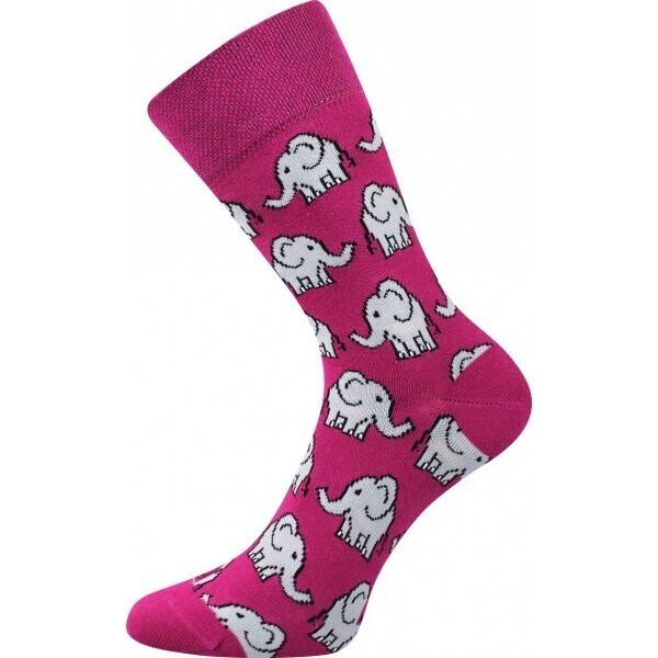 WOODOO farebné veselé ponožky Lonka - SLON - 1 pár 43374104