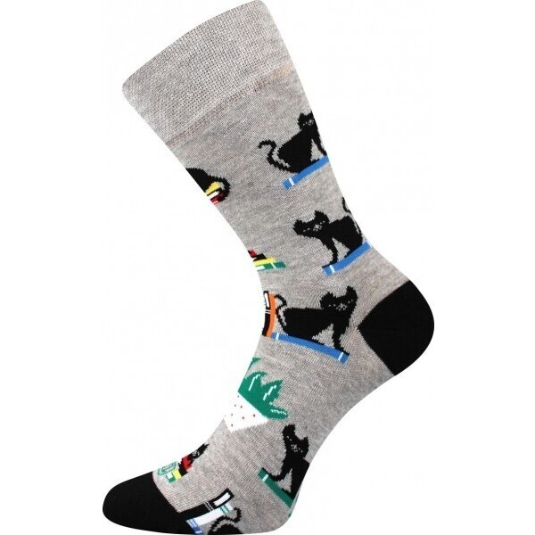 WOODOO farebné veselé ponožky Lonka - KOČKA - 1 pár 43374106