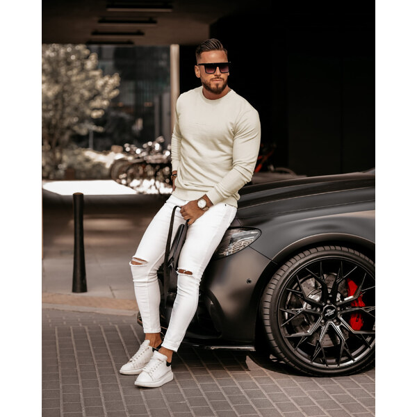 Pánska mikina 279225 ecru - Ola Voga 43396906