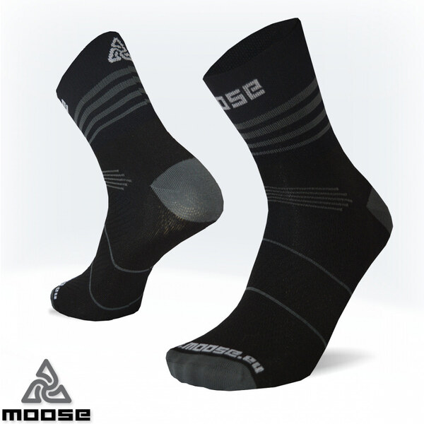 LIGHTSPEED NEW bežecké ponožky Moose Čierna XS 1 pár 47518021