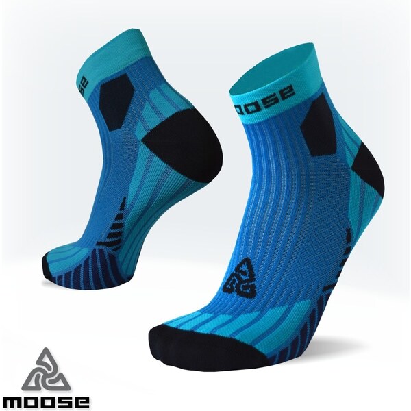 ULTRAMARATHON NEW bežecké ponožky Moose Modrá XS 1 pár 47518024