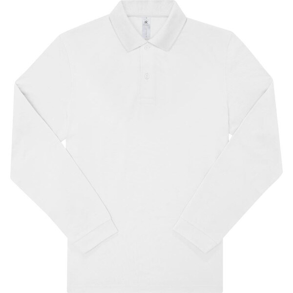 B&C Collection Pánske bavlnené piqué polo s dlhým rukávom 210 B&C 62678230