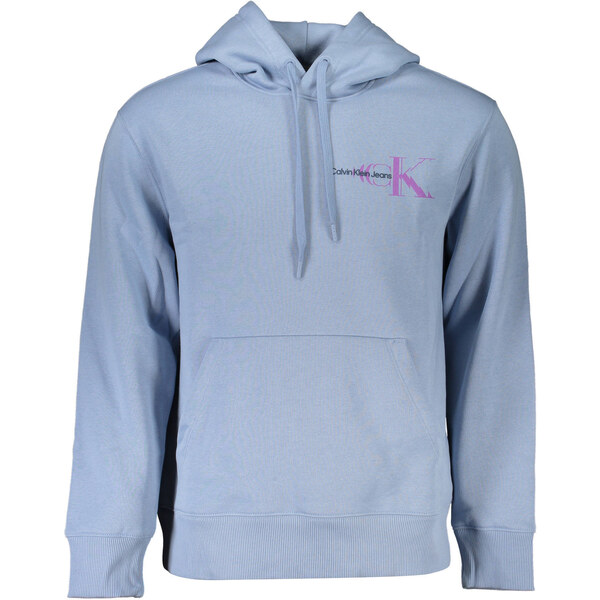 Modrá mikina Calvin Klein bez zipsu 64703444