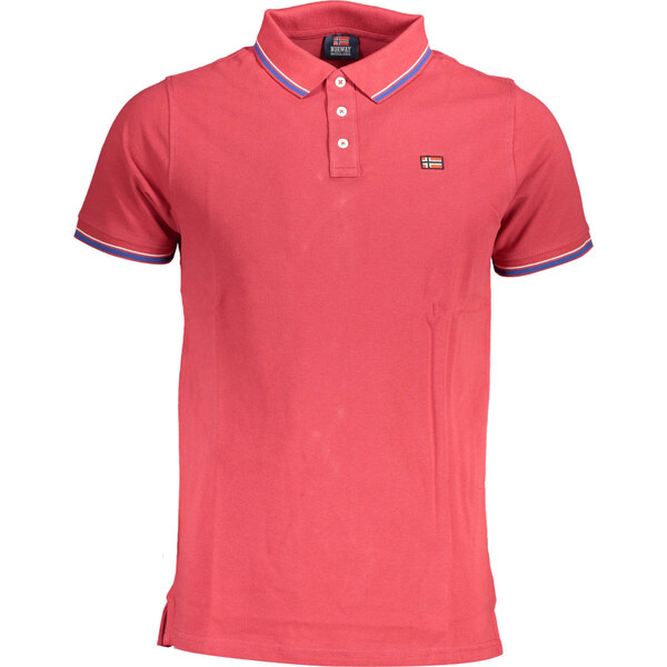 NORWAY 1963 Červené pánske polo tričko 64705407