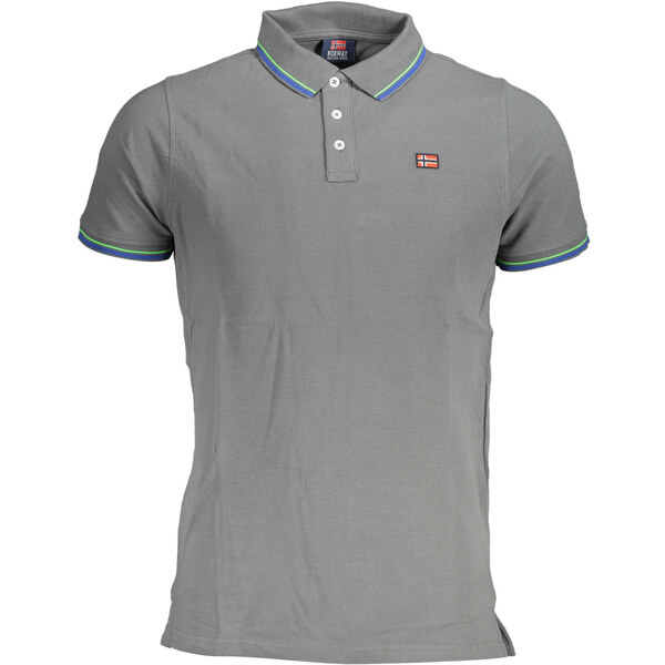 Pánske sivé polo tričko Norway 1963 64711755