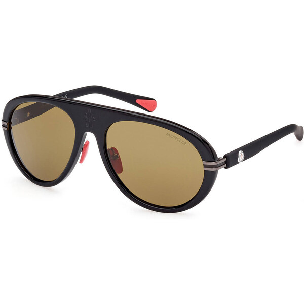 Čierne slnečné okuliare Moncler 64707520