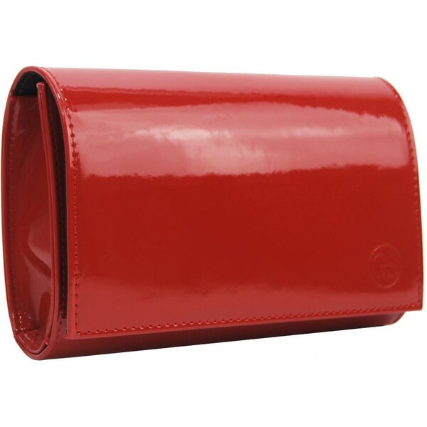 Dámska listová kabelka SP105 červený lak GROSSO 43587703