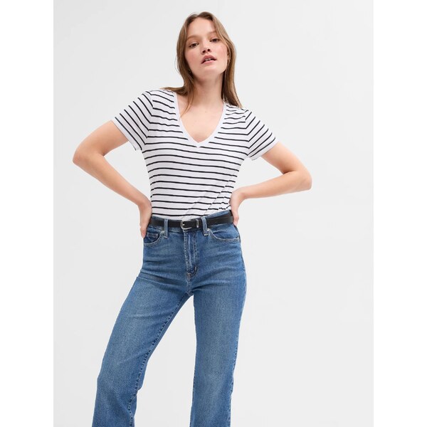 GAP Dámske Pruhované tričko 443005-87 66268040