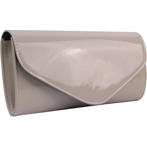 Dámska listová kabelka SP107 latté hnedý lak GROSSO 43587707