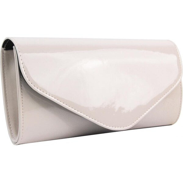 Dámska listová kabelka SP107 svetlo béžový lak GROSSO 43587708