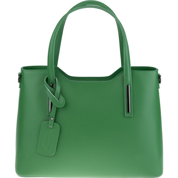 Zelená kožená talianska kabelka Isidora Verde Chiaro NovaKabelka.sk 43419952