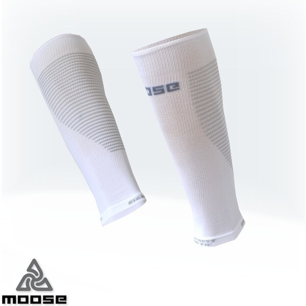 COMPRESS KINETIC NEW kompresné návleky na lýtko Moose Biela XS 1 pár 43422527