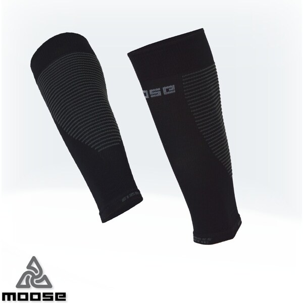 COMPRESS KINETIC NEW kompresné návleky na lýtko Moose Čierna XS 1 pár 47518033
