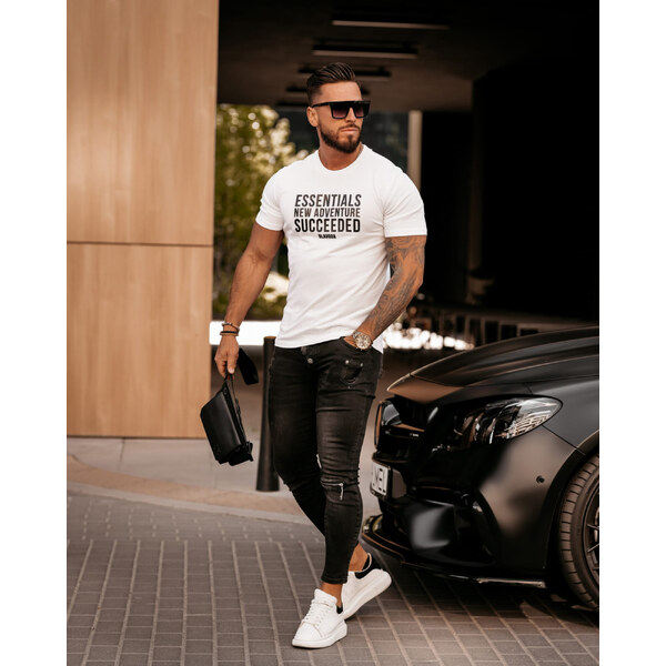 Pánske tričko 279262 biele - Ola Voga 43476160