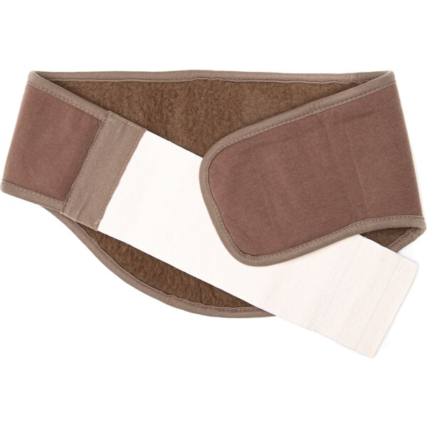 Vlnka Ľadvinový pás na gumu hnedá veľkosti ortéz L-XL 36394324