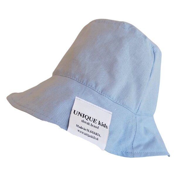 UNIQUE KIDS Bavlnený klobúk MODRÝ 65138031