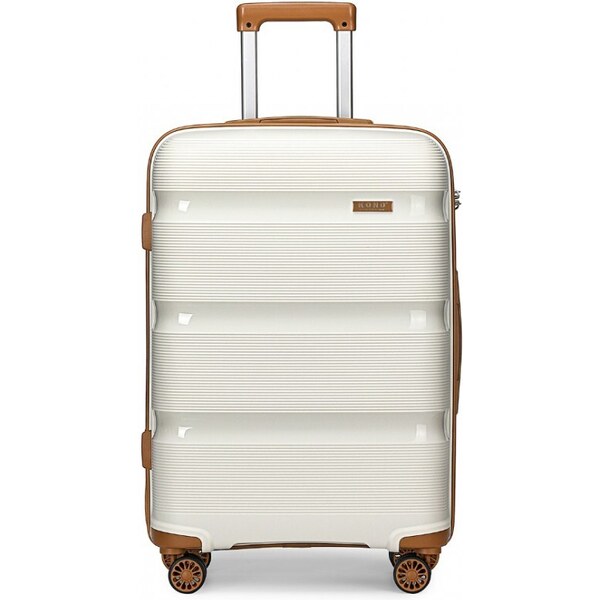 Kufor - KONO pastelový stredný na cesty, béžový 46945063