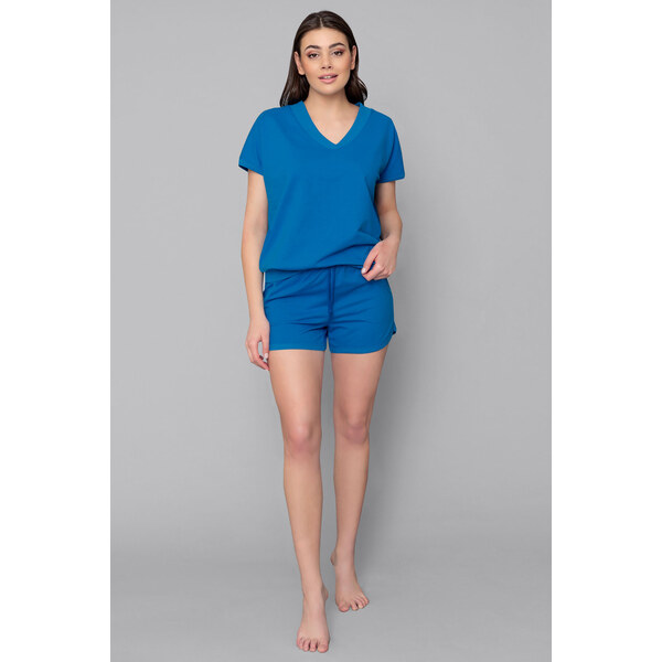 Italian Fashion Dámska tepláková súprava krátka Etna zafírová, Farba 43525575