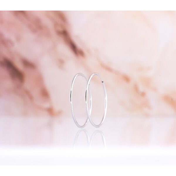 Lillian Vassago Zlaté náušnice kruhy 3 cm LLV31-GER016 43771705