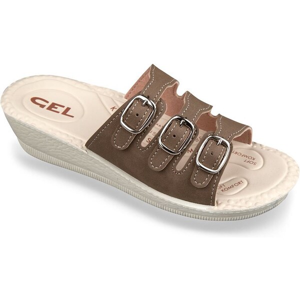 Dámske hnedé papuče MJARTAN MARIA 43536121