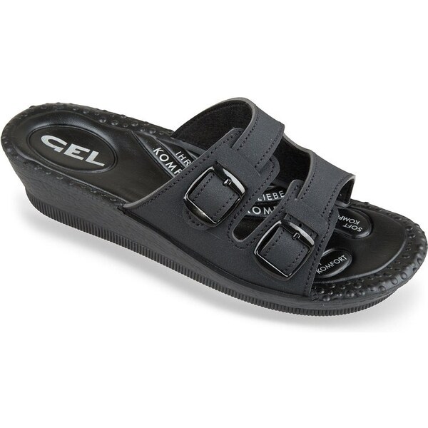 Dámske čierne papuče MJARTAN RENČA 43536122