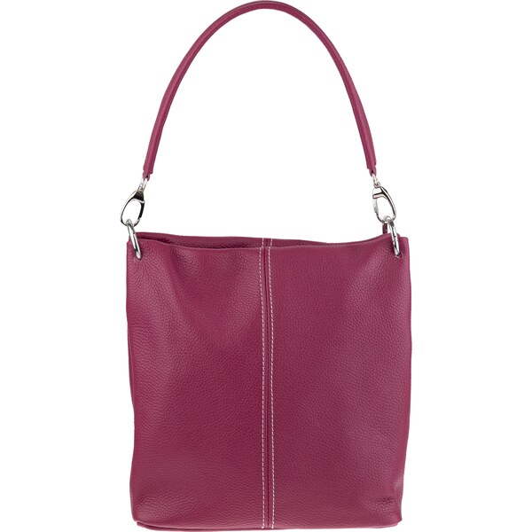 Fialová kožená talianska kabelka Fiora Bordo NovaKabelka.sk 43537145