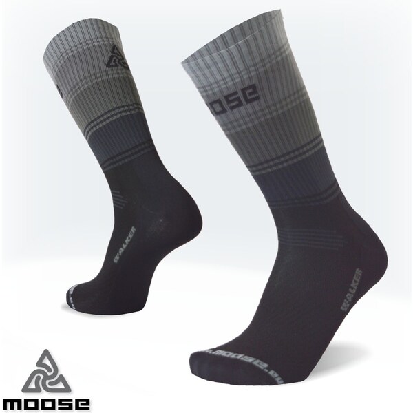 WALKER letné trekové ponožky Moose Sivá XS 1 pár 47518052