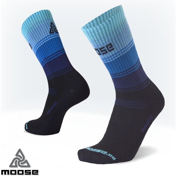 WALKER letné trekové ponožky Moose Modrá XS 47518051