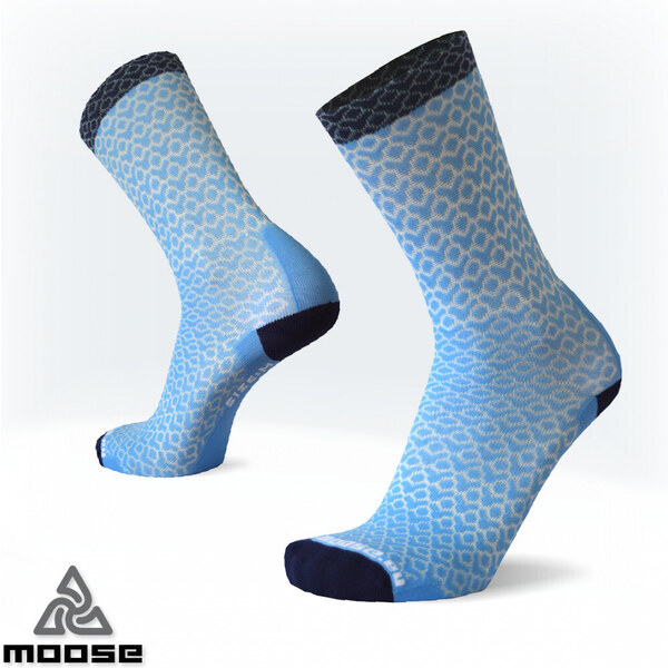 RACE AIR NEW cyklistické letné ponožky Moose Modrá XS 1 pár 47518067