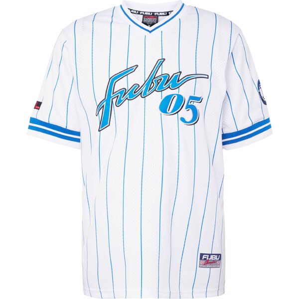 FUBU Tričko modrá / azúrová / biela 43622447
