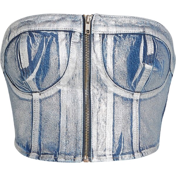 Karl Lagerfeld Top modrá / biela 54249950