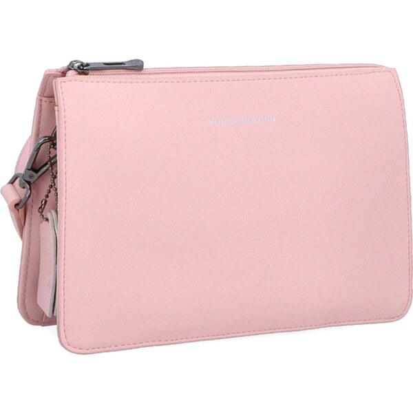 Kožená kabelka crossbody Noelia Bolger ružová NB 0042 R 64019987