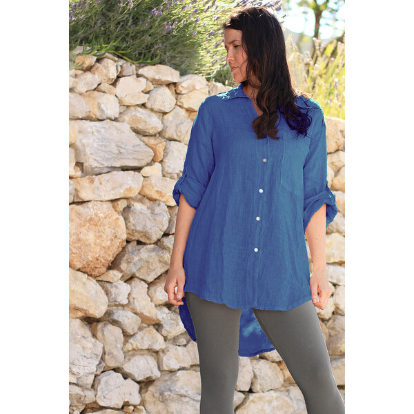 Glara Dámska lanová košela 43636899