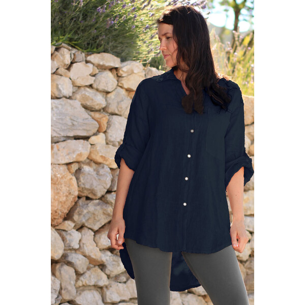 Glara Dámska lanová košela 43636900