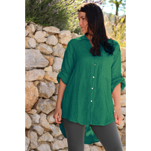 Glara Dámska lanová košela 43636901