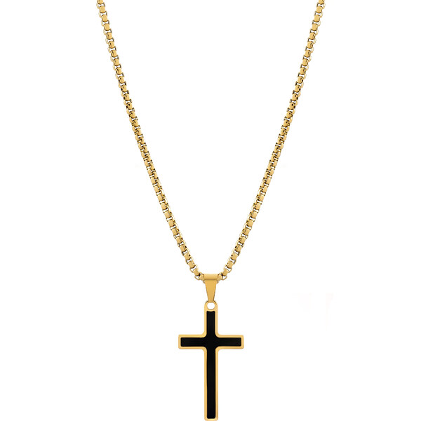 Troli Pozlátený náhrdelník s krížikom VGX211-1G (retiazka, prívesok) 66587077