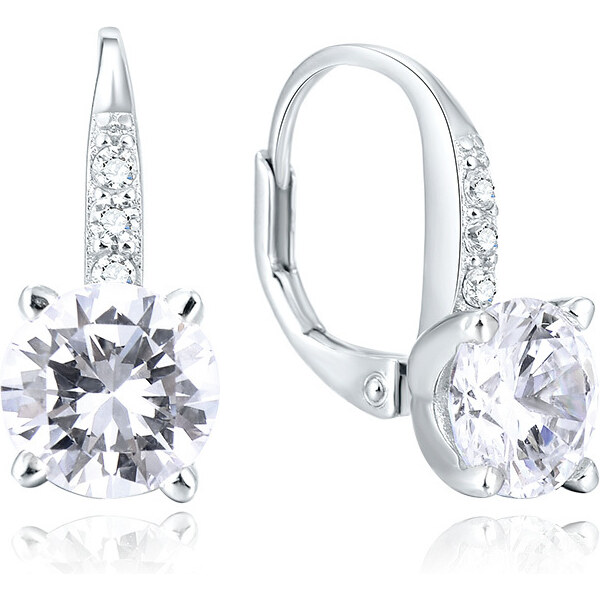 Beneto Strieborné náušnice so zirkónmi AGUC1959 66578790