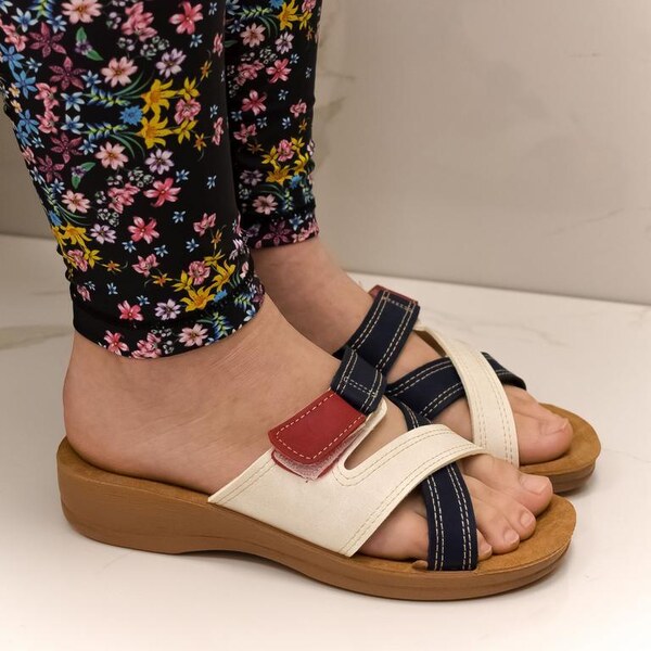 JOHN-C Dámske šľapky so suchým zipsom TÍMEA 43673141